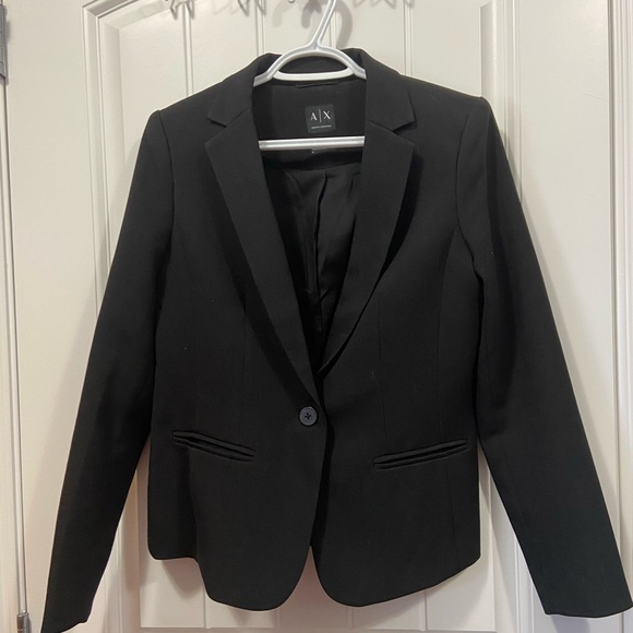 Woman’s Armani Exchange black blazer size 6 - Picture 1 of 6